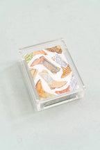 Boot Playing Cards with Acrylic Box