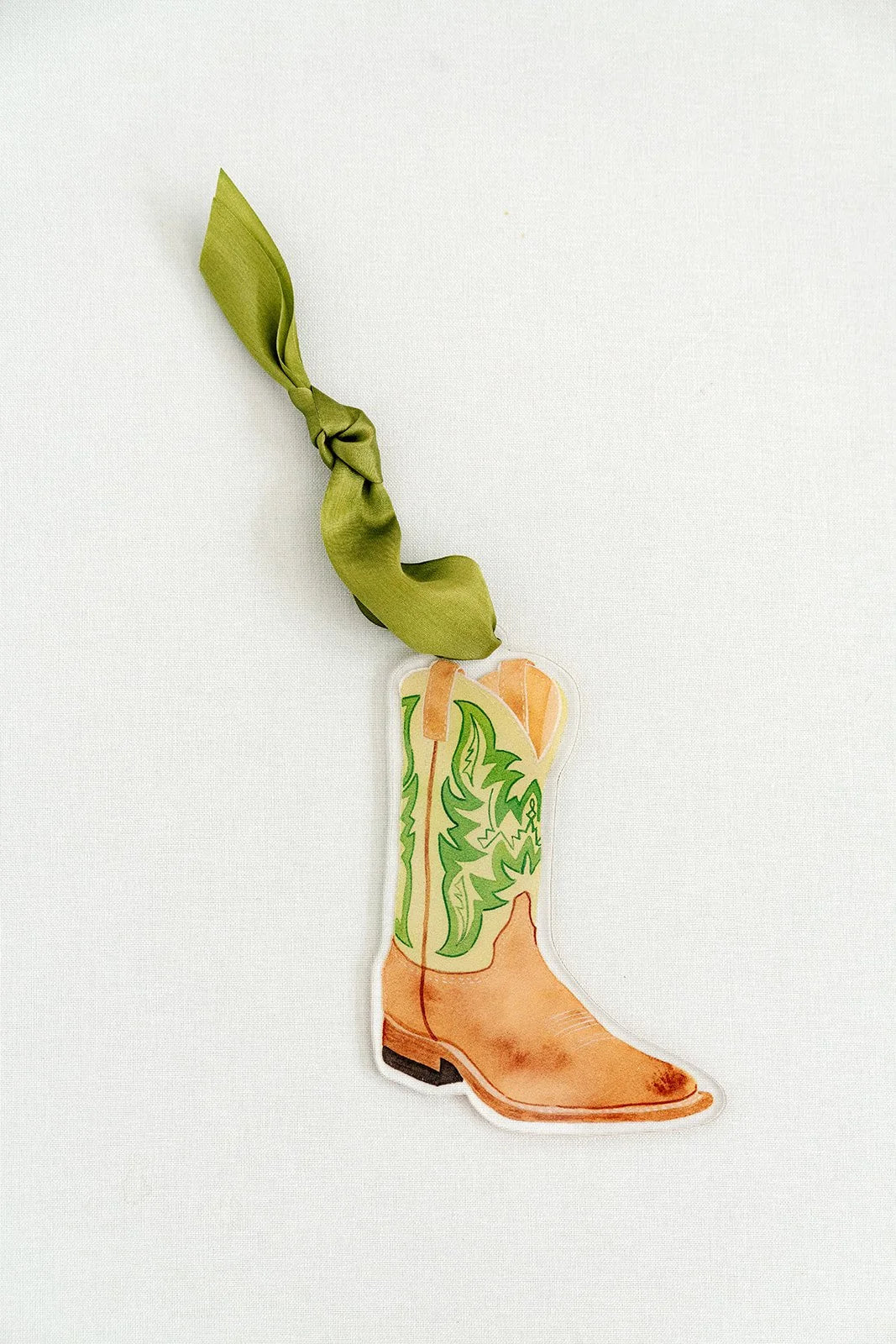 Boot Ornament - Green