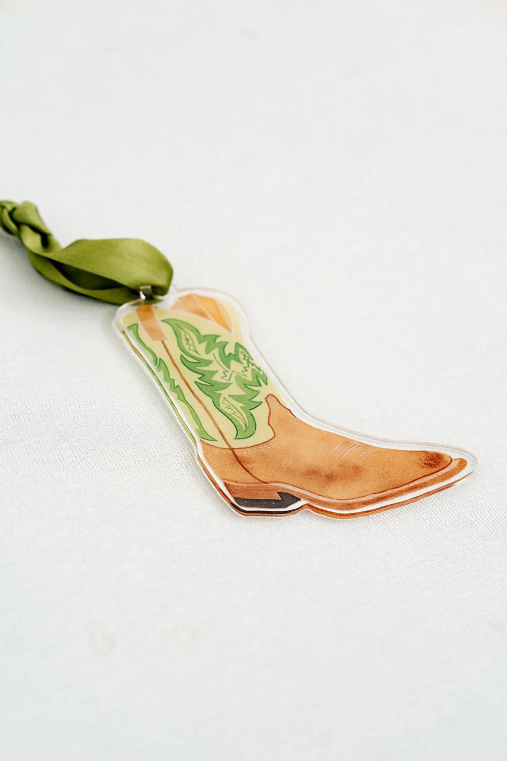 Boot Ornament - Green