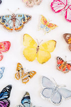 Yellow Butterfly Acrylic Art Block Large