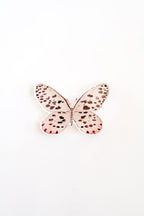 Neutral Spotted Butterfly Acrylic Art Block Large
