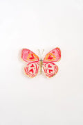 Heart Butterfly Acrylic Art Block Large