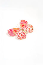 Heart Butterfly Acrylic Art Block Large