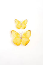 Yellow Butterfly Acrylic Art Block Large