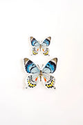 Blue Multi Butterfly Acrylic Art Block Small