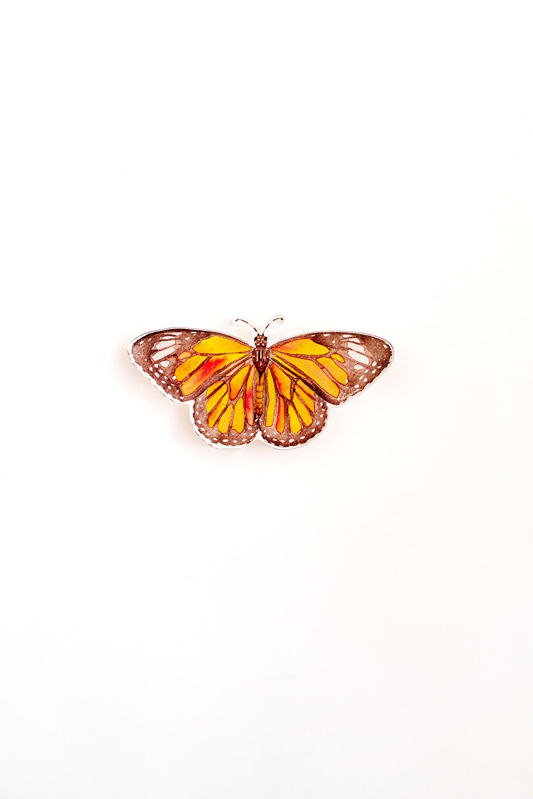 Monarch Butterfly Acrylic Art Block Small