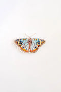 Blue and Orange Butterfly Acrylic Art Block Large