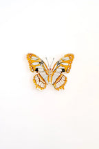 Orange Butterfly Acrylic Art Block Large