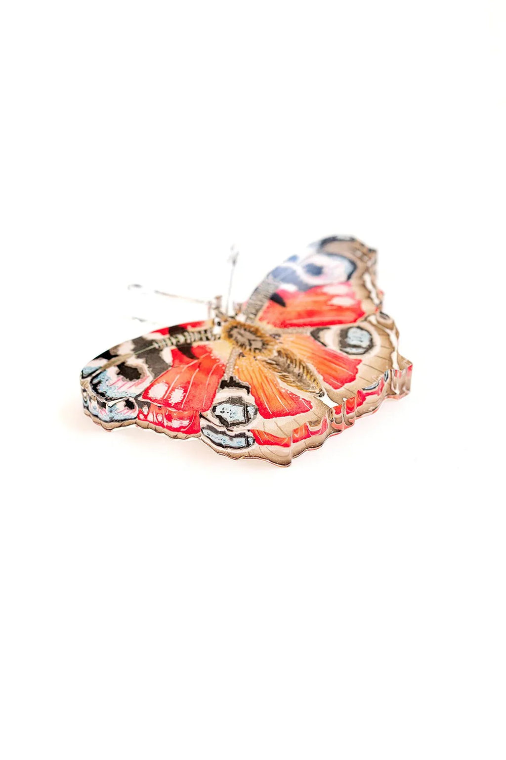 Peacock Butterfly Acrylic Art Block Large