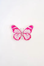 Pink Butterfly Acrylic Art Block Large