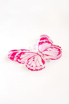 Pink Butterfly Acrylic Art Block Large