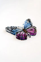 Purple Butterfly Acrylic Art Block Small