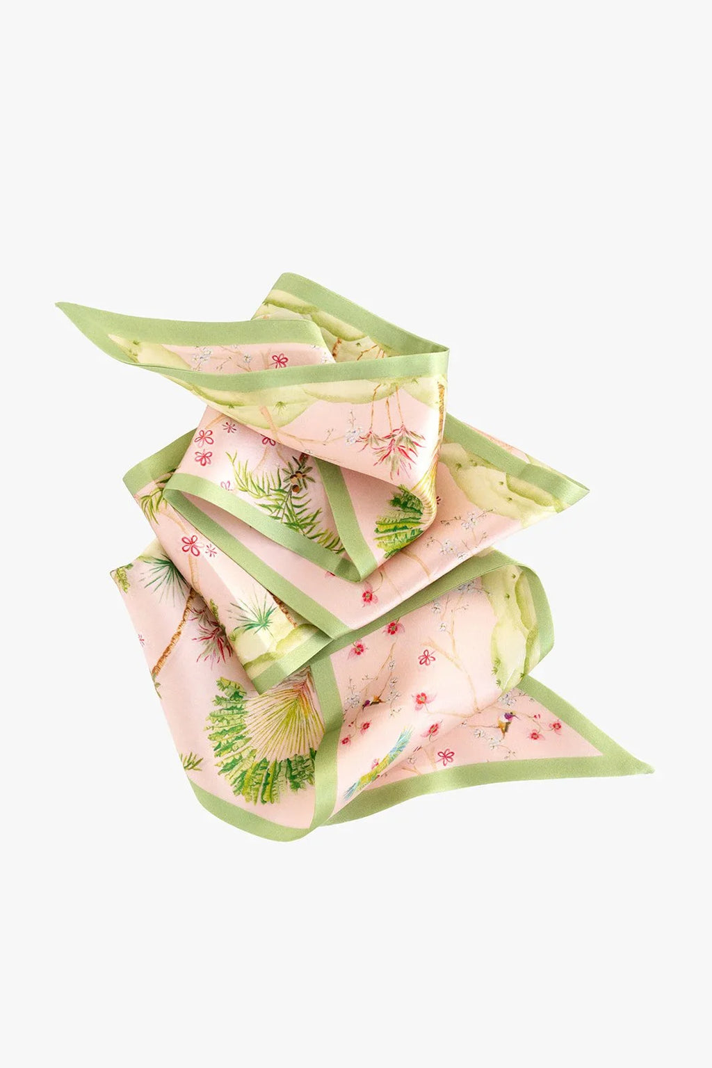 Palm Beach Silk Ribbon Scarf