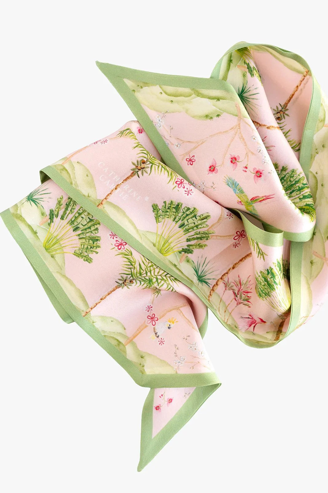 Palm Beach Silk Ribbon Scarf