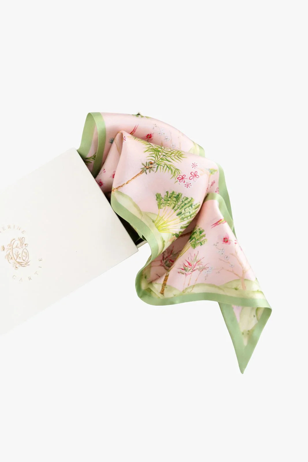 Palm Beach Silk Ribbon Scarf