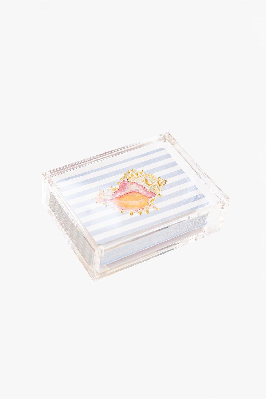 Seashell Playing Cards with Acrylic Box