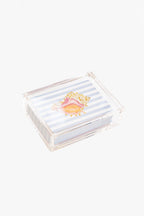 Seashell Playing Cards with Acrylic Box