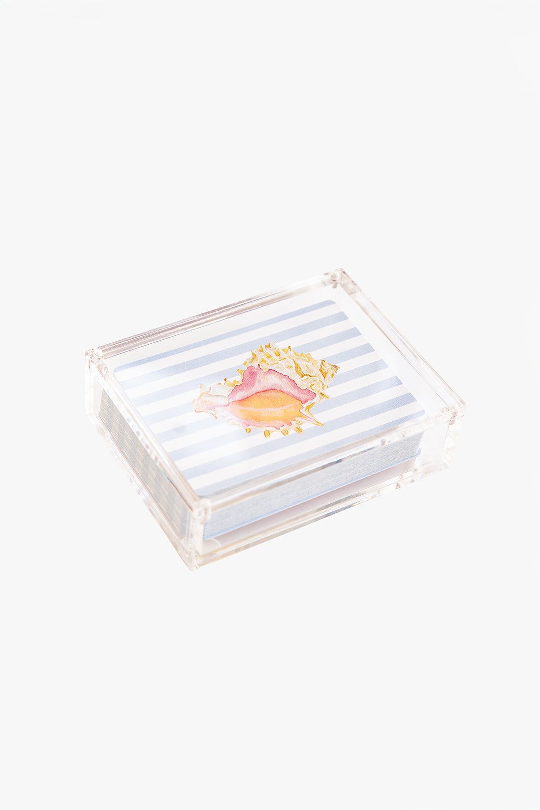 Seashell Playing Cards with Acrylic Box