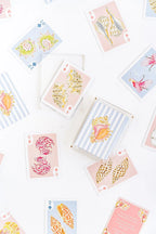 Seashell Playing Cards with Acrylic Box