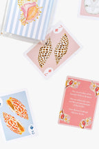Seashell Playing Cards with Acrylic Box