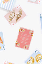 Seashell Playing Cards with Acrylic Box