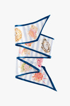 Seashell Silk Ribbon Scarf
