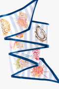 Seashell Silk Ribbon Scarf