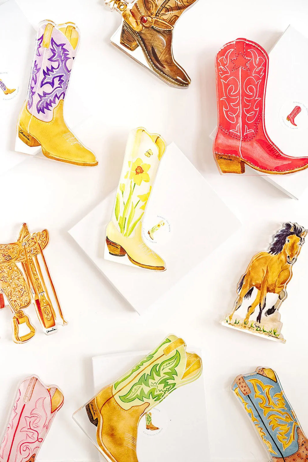 Wild Mustang Acrylic Art Block