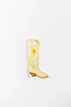 Daffodil Boot Acrylic Art Block