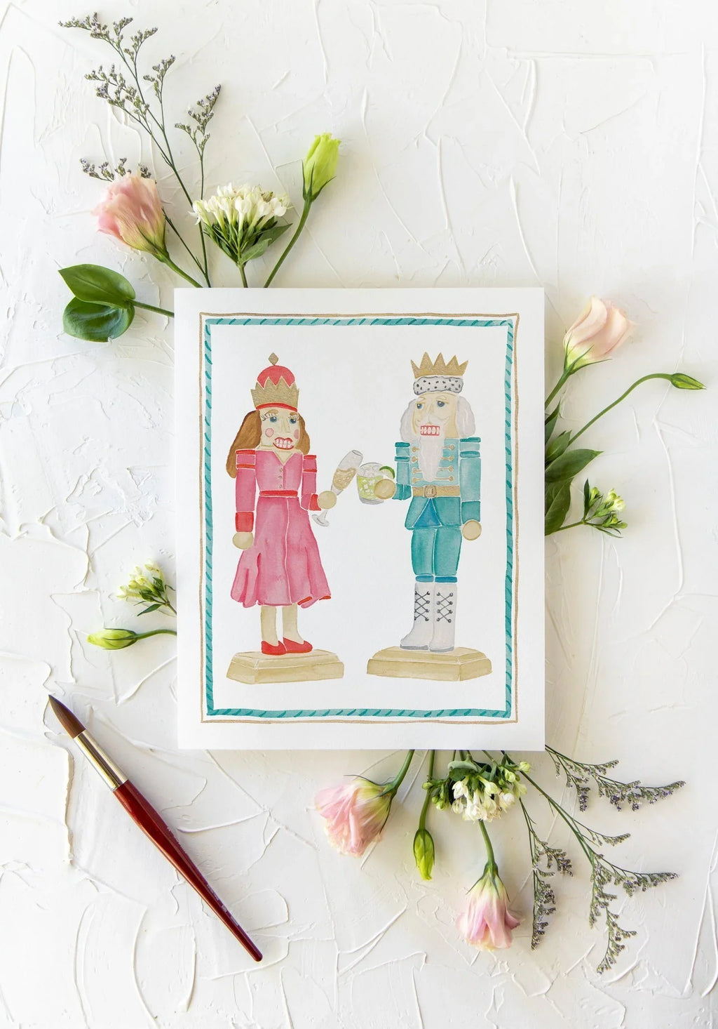 Pastel Nutcracker Art Prints 8x10