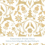Gift Wrap - Christmas Otomi Gold