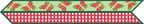 Christmas Silk Ribbon Scarf