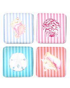 Shell Collector Coasters, Set of 4