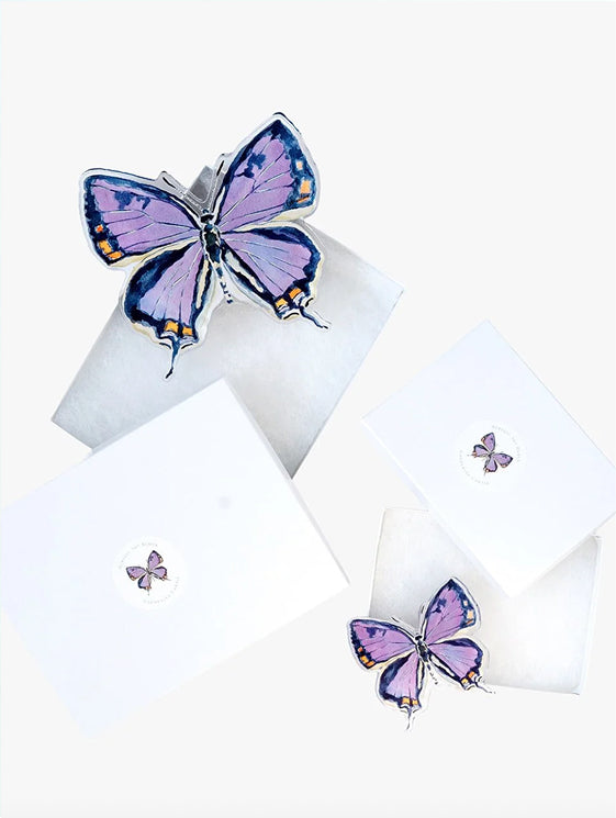Colorado Hairstreak Butterfly Acrylic Art Block Small