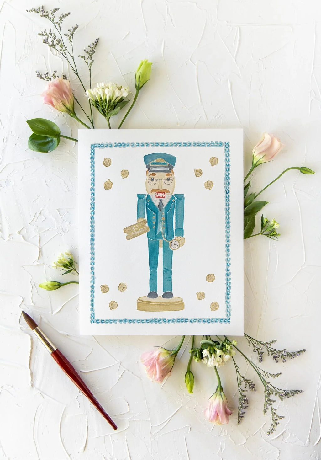 Pastel Nutcracker Art Prints 8x10