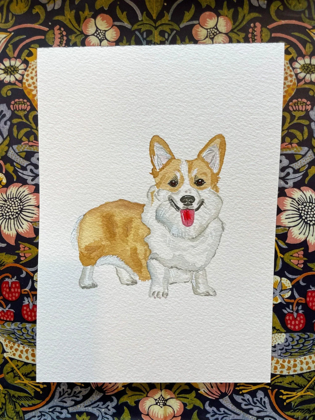 Corgi #2 Original Painting 8x10