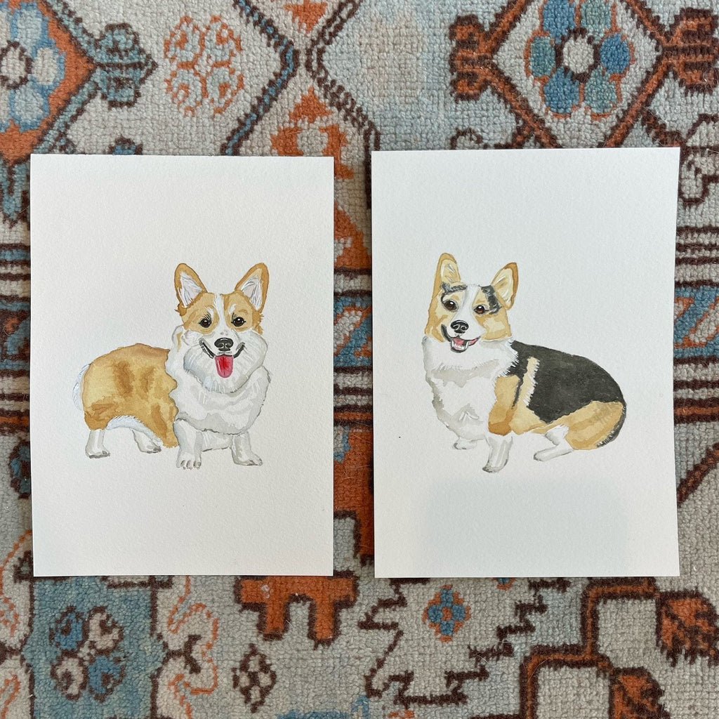 Corgi #2 Original Painting 8x10