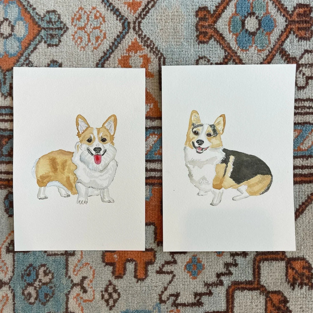 Corgi #1 Original Painting 8x10