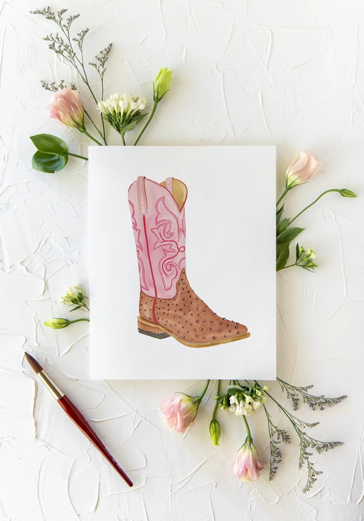 Cowboy Boot Print - Dolly 8x10