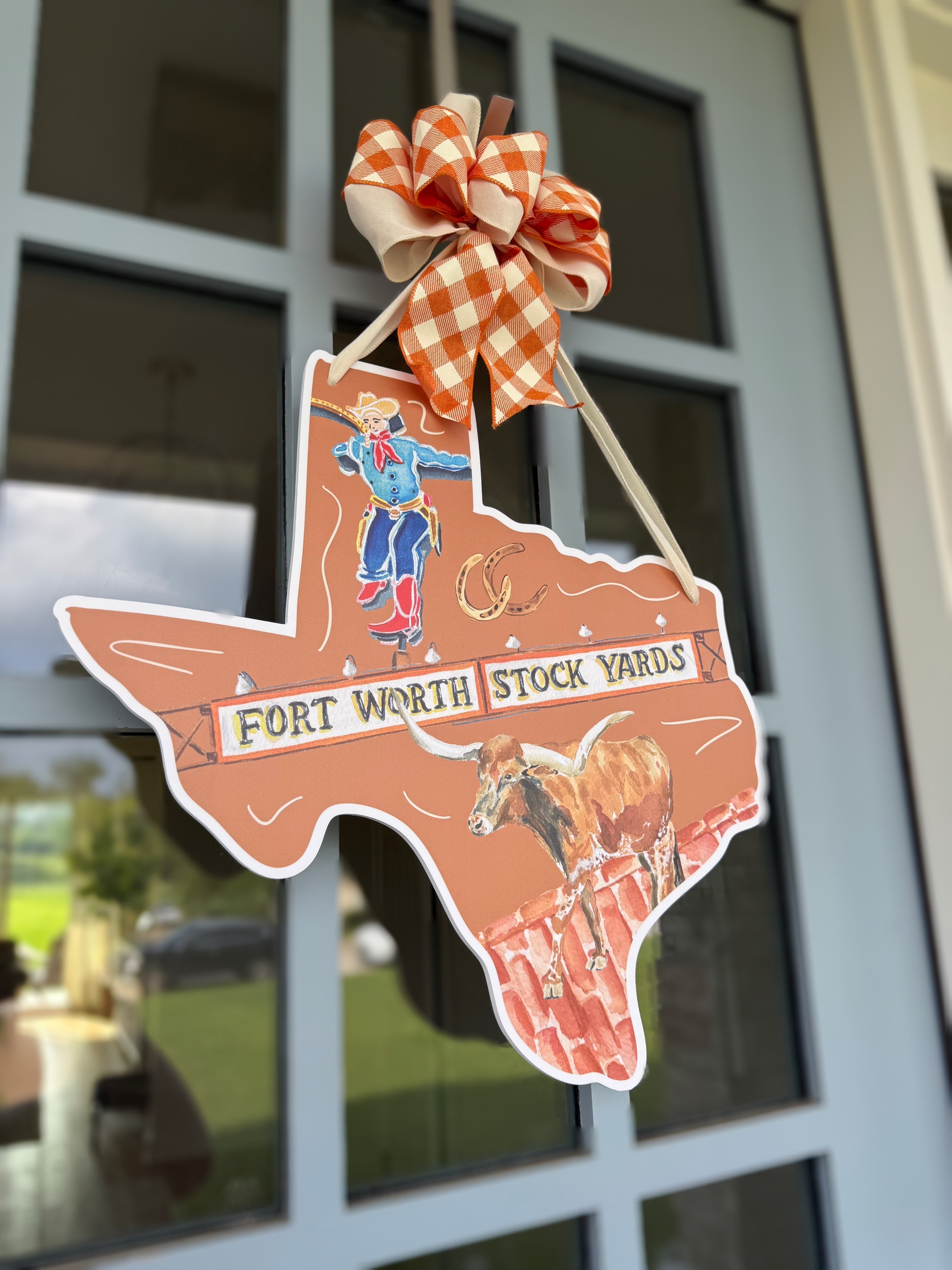 FPE x Catherine Cartie Fort Worth Door Hanger