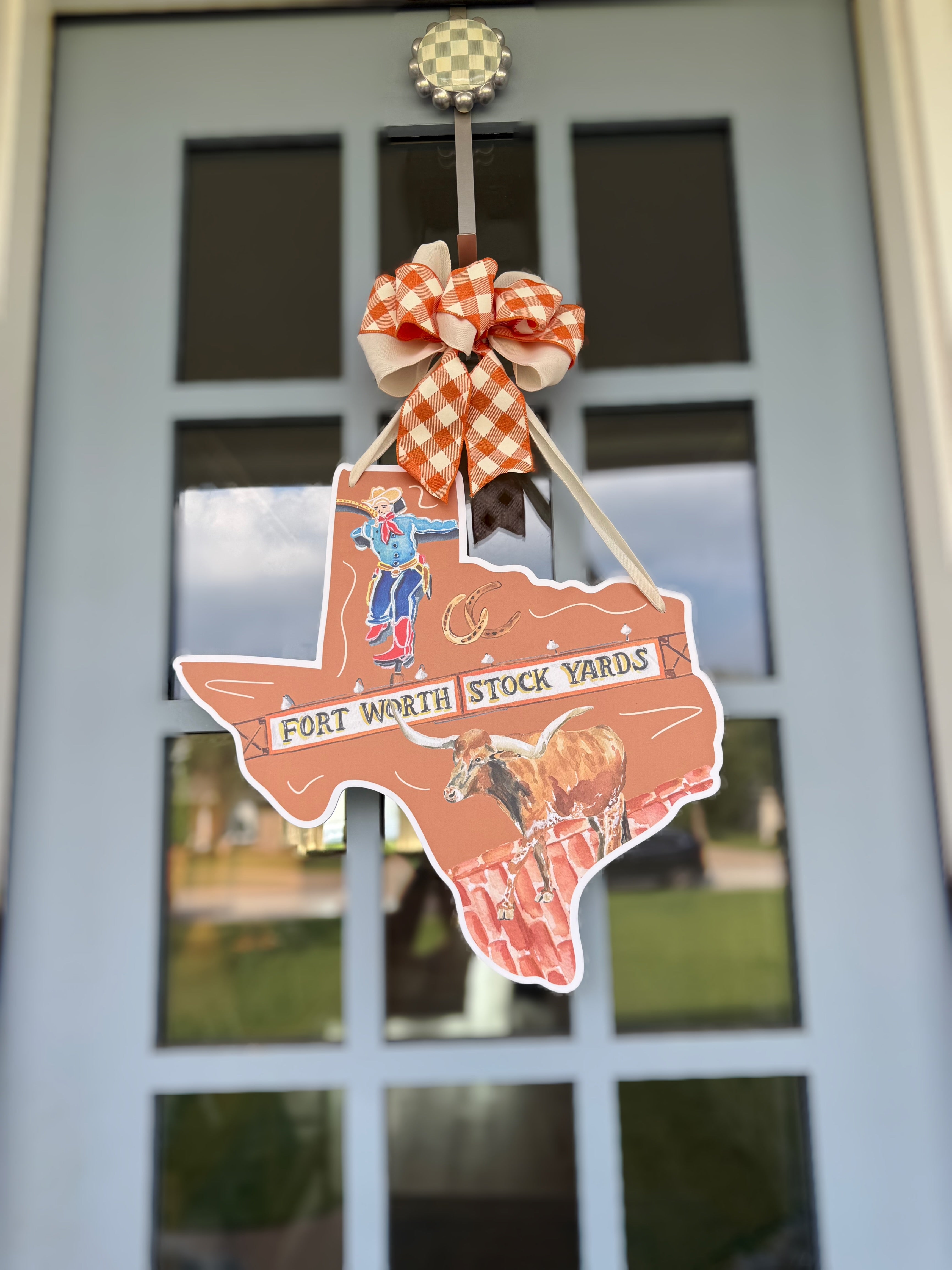 FPE x Catherine Cartie Fort Worth Door Hanger