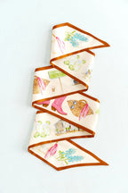 Round Top Silk Ribbon Scarf