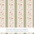 Gift Wrap - English Botanicals Green
