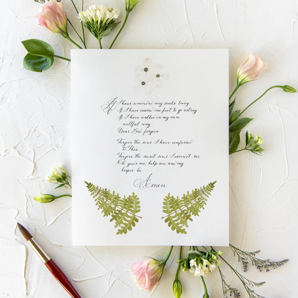 The Evening Prayer Print 8x10