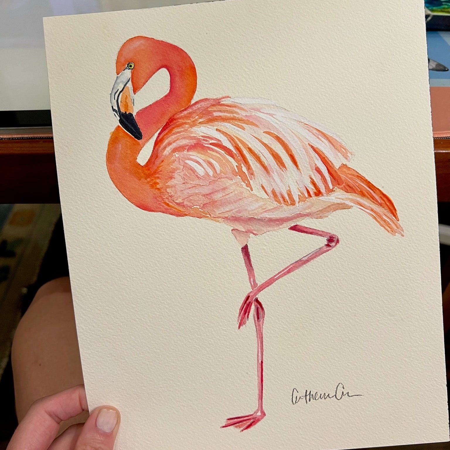 Flamingo - Original Painting