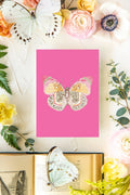 February Butterfly Print 2 5x7