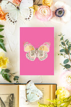 February Butterfly Print 2 5x7