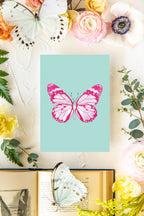 February Butterfly Print 5x7