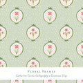Gift Wrap - Floral Frames