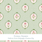 Gift Wrap - Floral Frames
